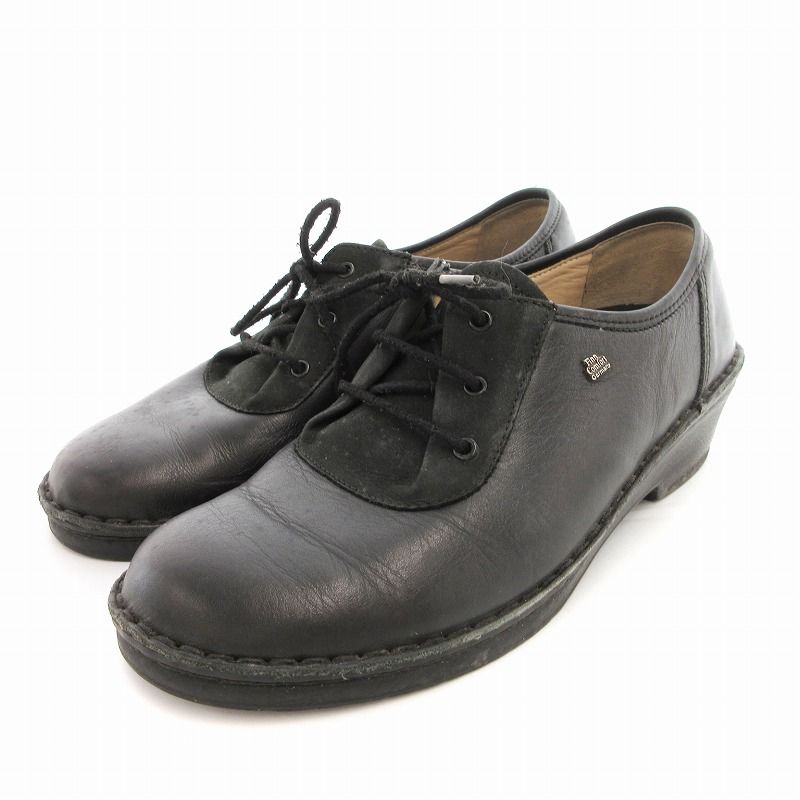 Finn Comfort 黒 レザーシューズ フィンコンフォート　靴 フィンコンフォート Finn Comfort レザーシューズ 革靴 ドイツ製