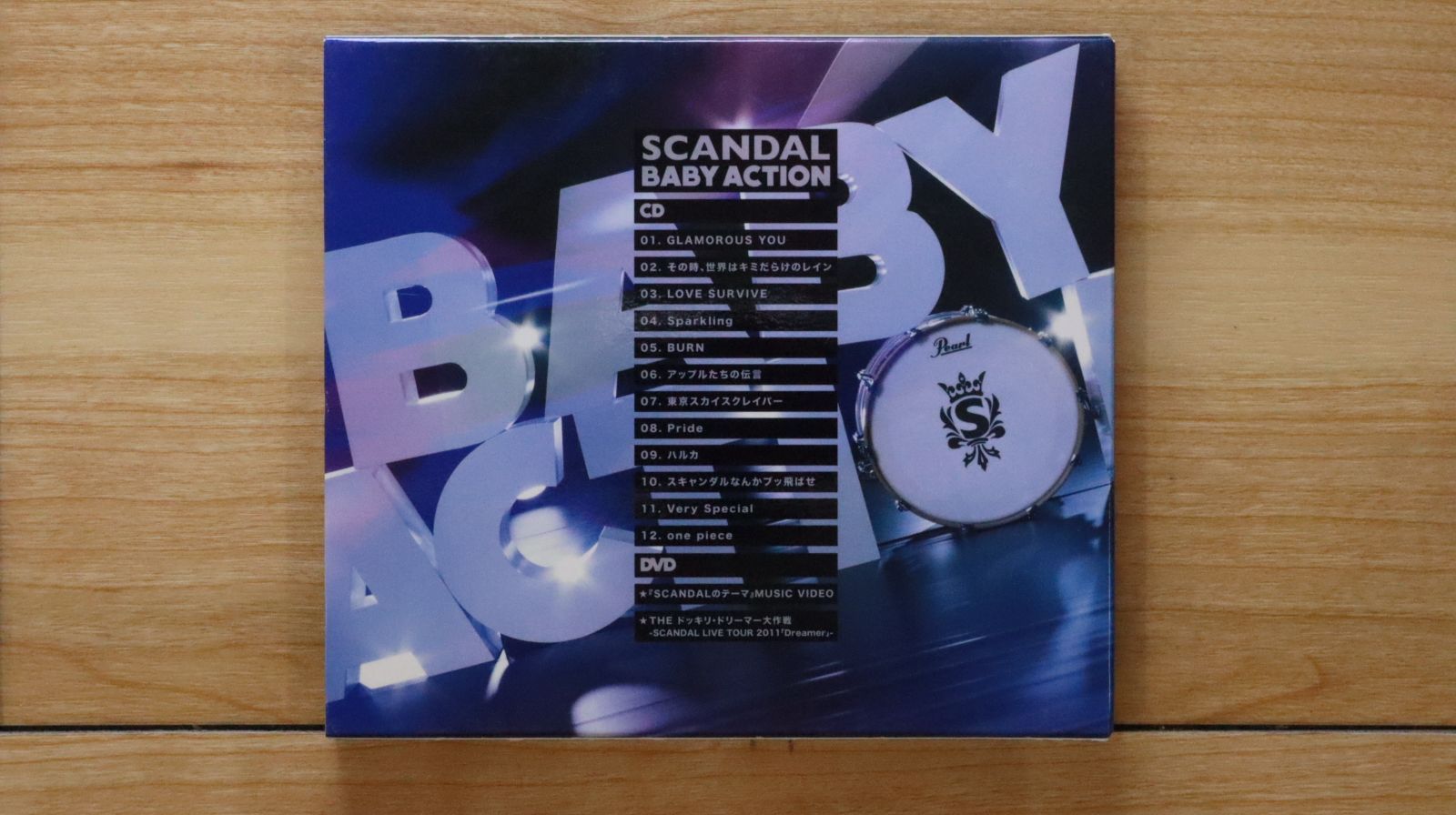 SCANDAL CD.DVD.ブルーレイ”MANIA限定ラバーバンド”全21点 国内盤CD☆スキャンダル/SCANDAL□ BABY ACTION(初回生産限定盤
