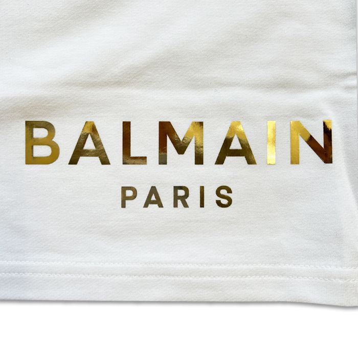 BALMAIN バルマン メンズ ハーフパンツ ホワイト白 A10113 半パン