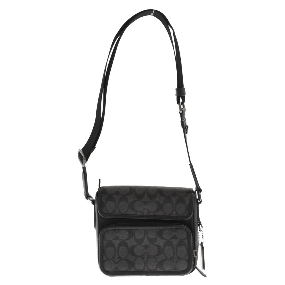 コーチ サリバンフラップクロスボディシグネチャー ショルダーバッグ