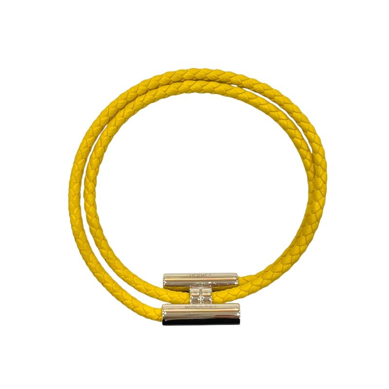 エルメス HERMES トレッセ トゥルニ ブレスレット ジョーヌナプル スイフト メタル