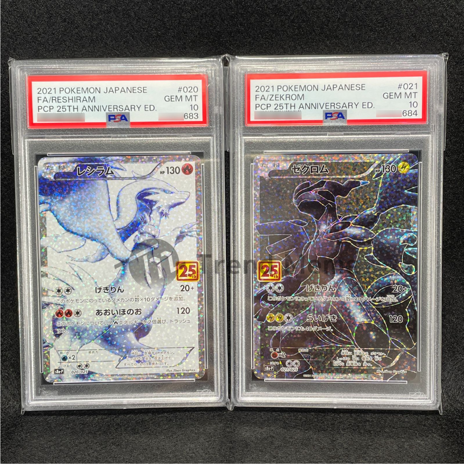 2連番】25thプロモ_レシラムゼクロム_PSA10_2枚セット_ワンオーナー品_ ...