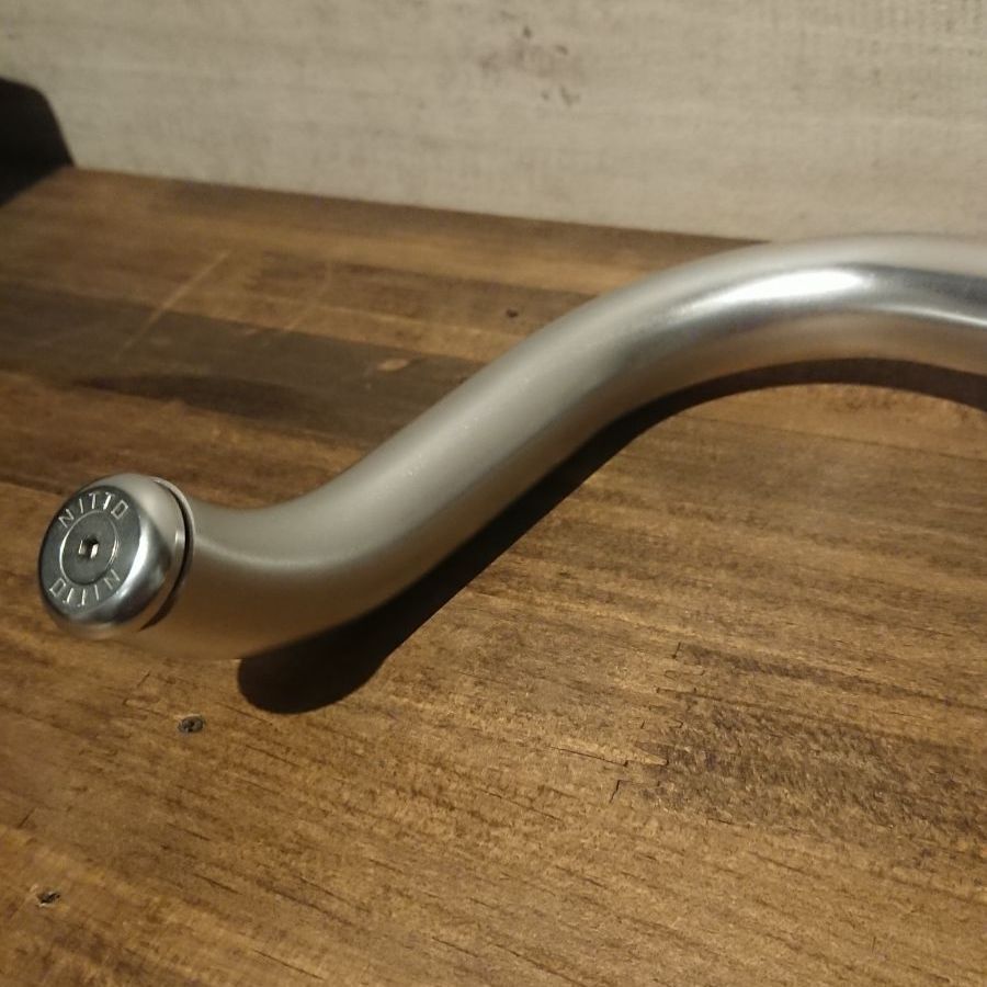 希少 美品 nitto rb001 ブルーラグ ブルホーンバー 370 シルバー