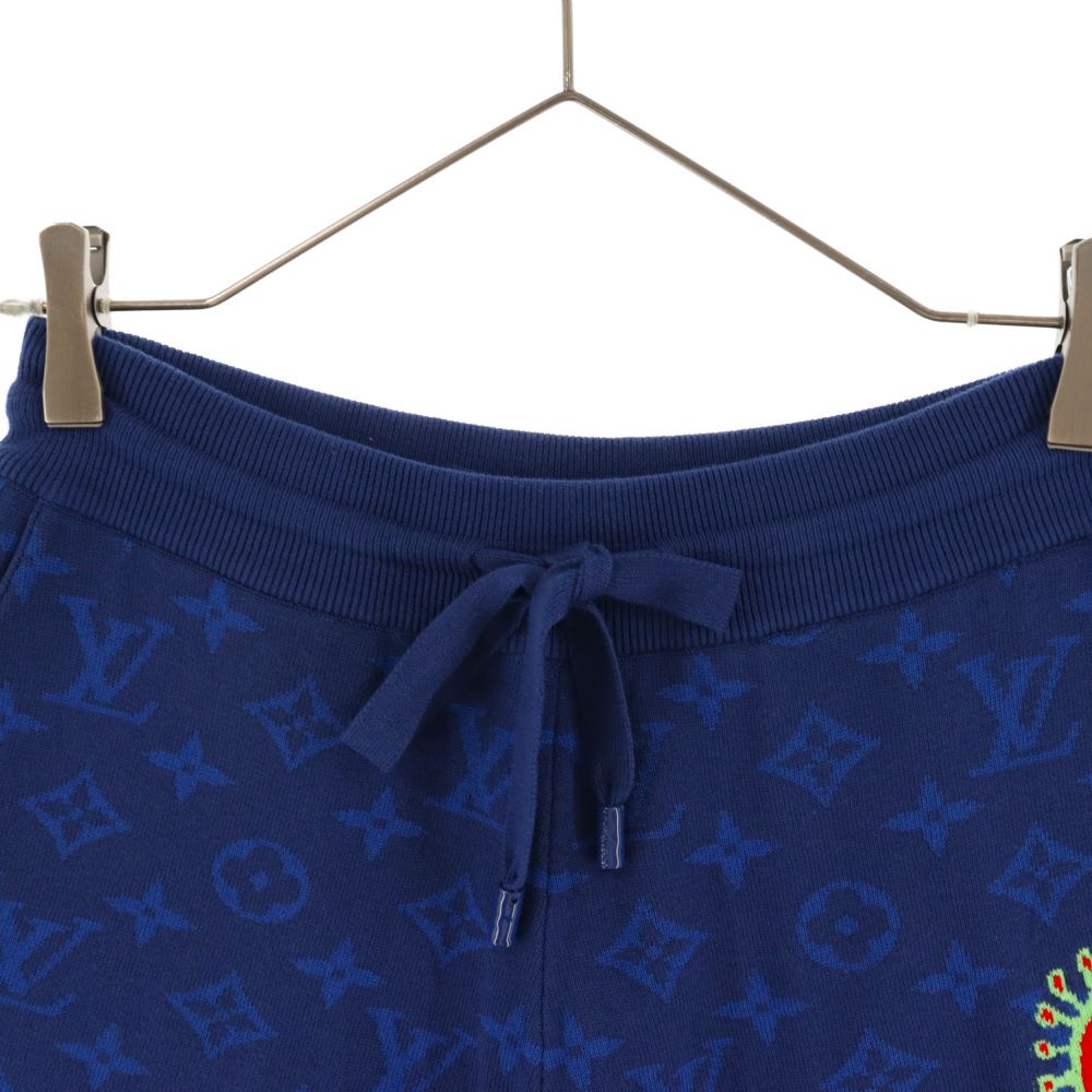 LOUIS VUITTON (ルイヴィトン) 23SS Yayoi Kusama Monogram Shorts Sweat RM232H ZLW  HON29W 草間彌生 モノグラム スウェット ショートパンツ ショーツ ネイビー - メルカリ