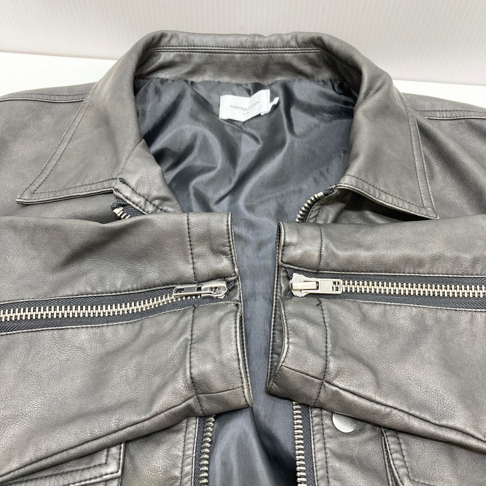 ANDER HUNK byFTW アンダーハンク フェイクレザージャケット 