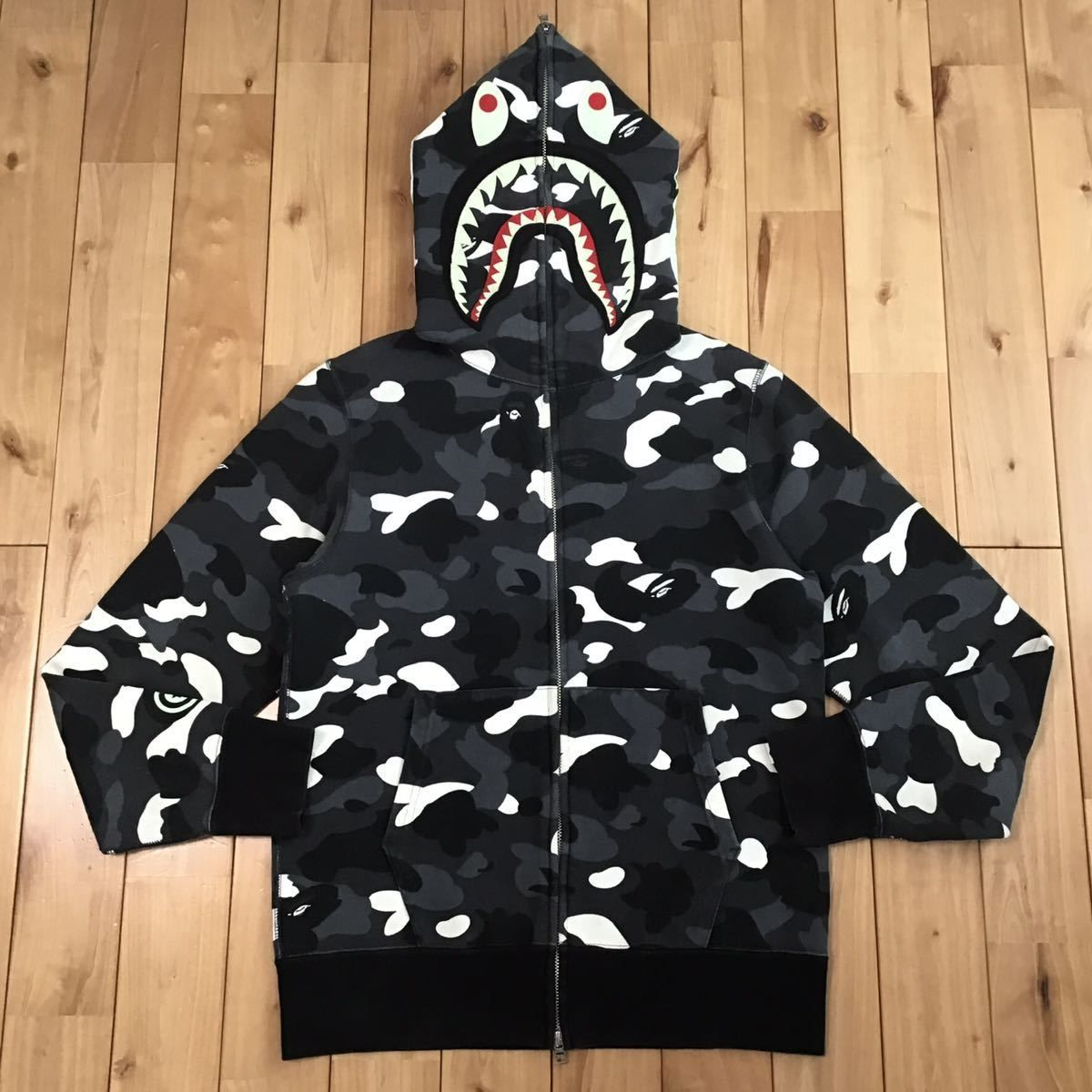 ape BAPE シャークパーカー パーカー 限定 city camo NY m | www