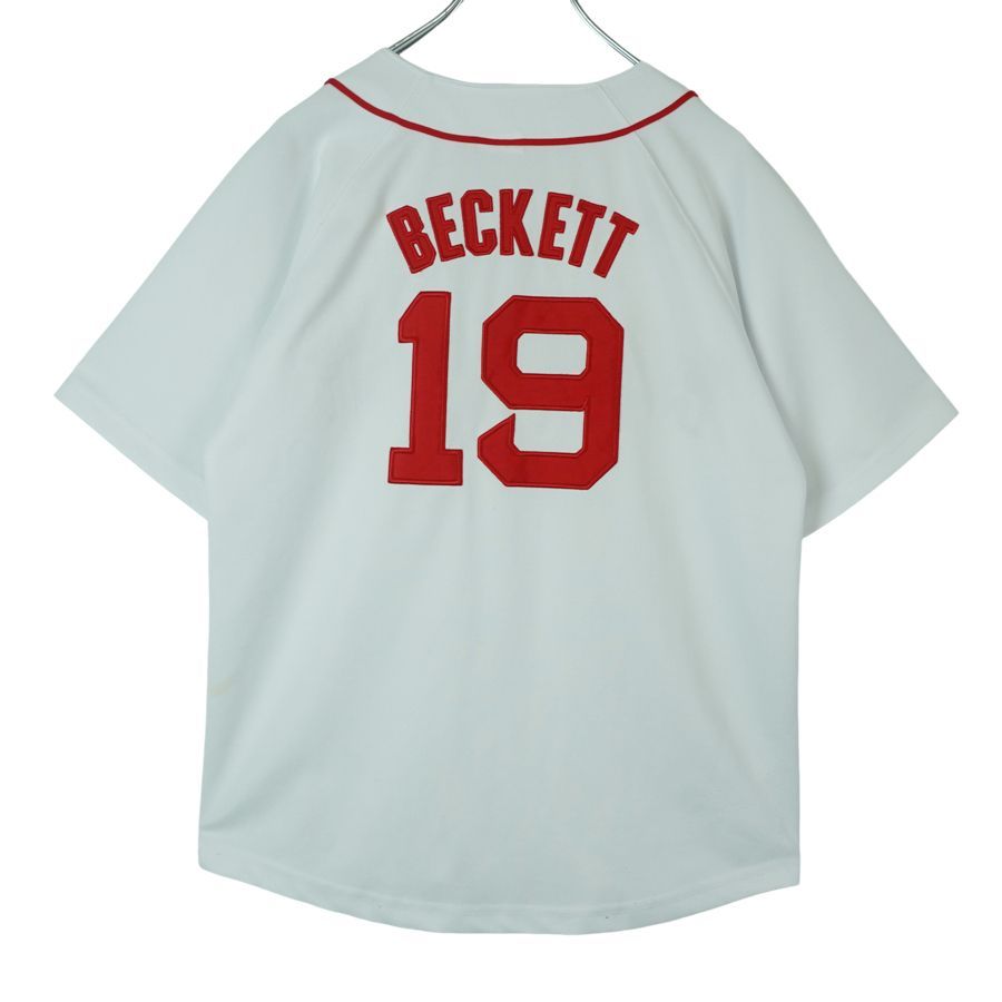 【US古着】 マジェスティック MLB メジャー レッドソックス ゲームシャツ 楽天市場】MLB オフィシャル Majestic レッドソックス ベース