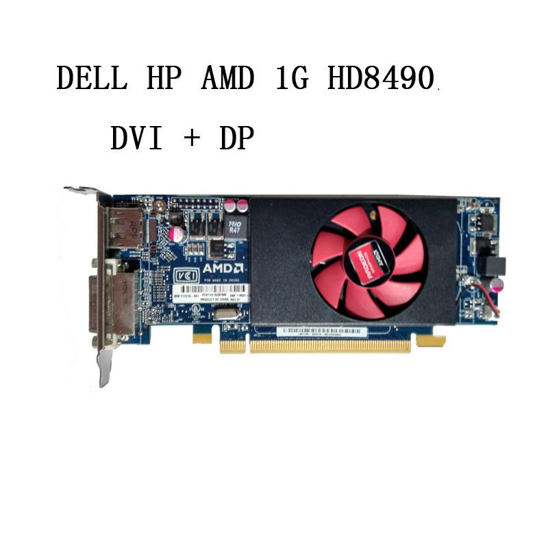 AMD Radeon HD 8490 HD8490 1GB Dell 0J536J DVI ディスプレイ Pt ビデオ カード DVI+DP