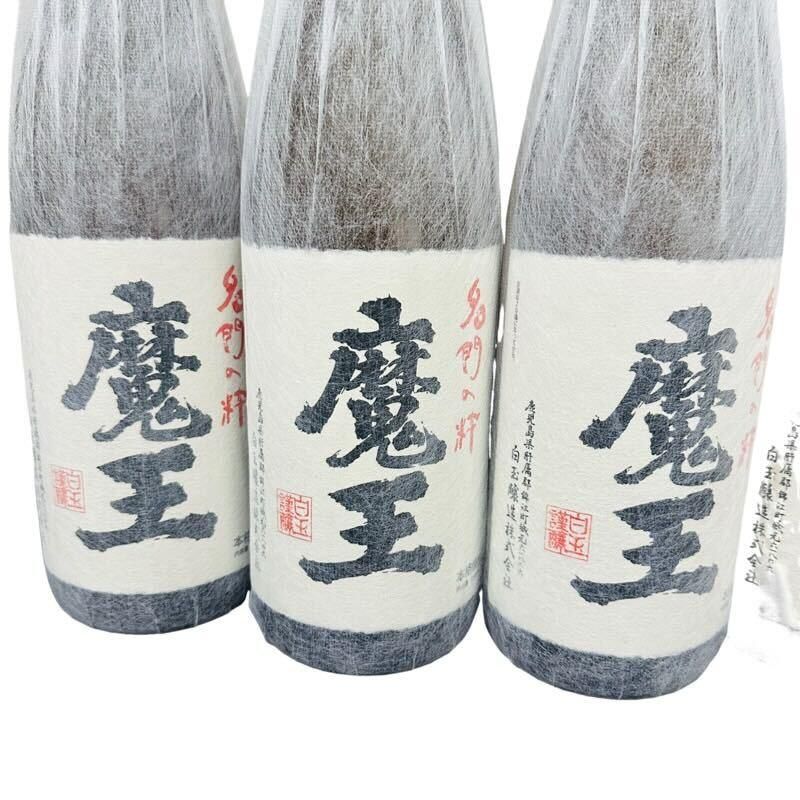 村尾 1800ml 、魔王 1800ml 未開封 Amazon.co.jp: 森伊蔵・魔王・村尾《一升瓶 1800mlx3本セット 芋