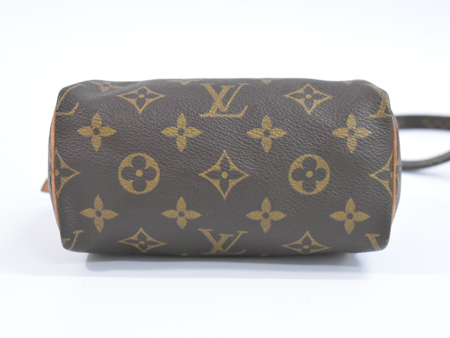 本物 ルイヴィトン LOUIS VUITTON LV ミニスピーディ モノグラム 2WAY ショルダーバッグ ハンドバッグ ポシェット ブラウン M41534 ビトン バッグ 中古 LOUIS VUITTON - 本物 ルイヴィトン LOUIS VUITTON LV ミニスピーディ