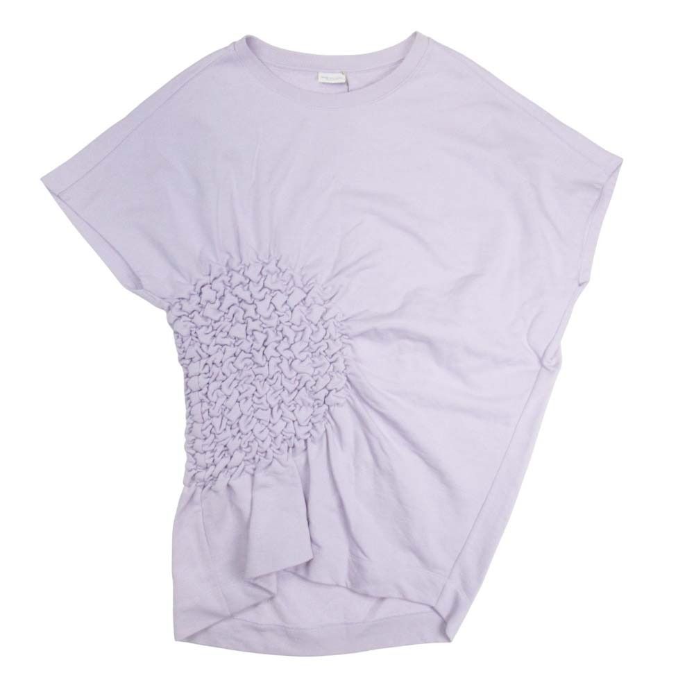 ♥ 22ss DRIES VAN NOTEN ドリスヴァンノッテン HATIR スウェットドレス アシンメトリー 裏毛 トレーナー XS ライラック レディース 古着