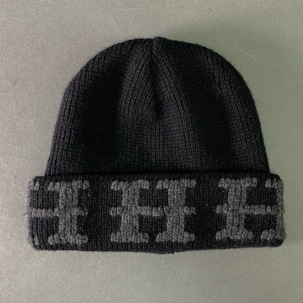 HERMES(エルメス )カシミヤ 帽子 メンズ 小売業者 ニットキャップ