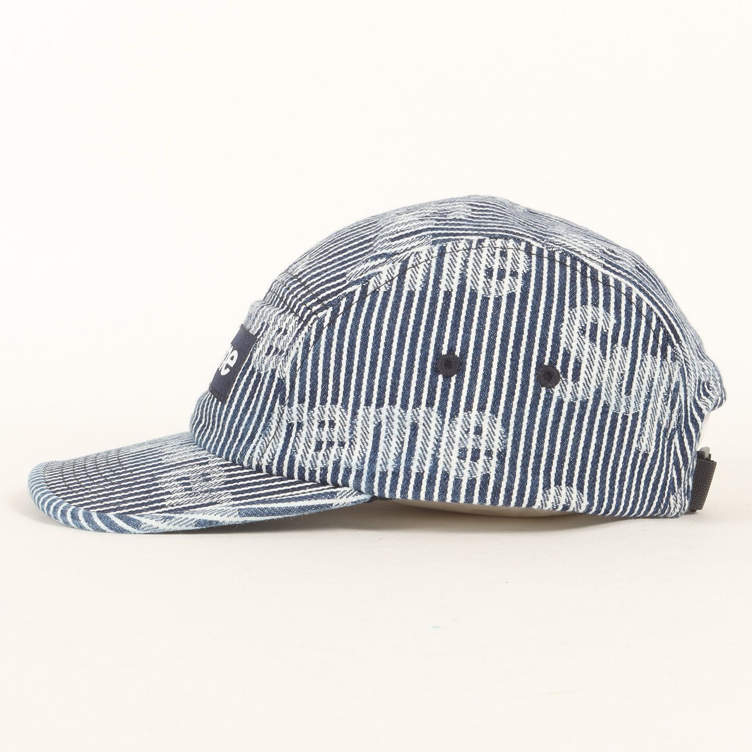 Supreme Denim Camp Cap Stripe ヒッコリー　完売品 新品 Supreme シュプリーム キャップ 24SS ロゴ柄 ヒッコリー