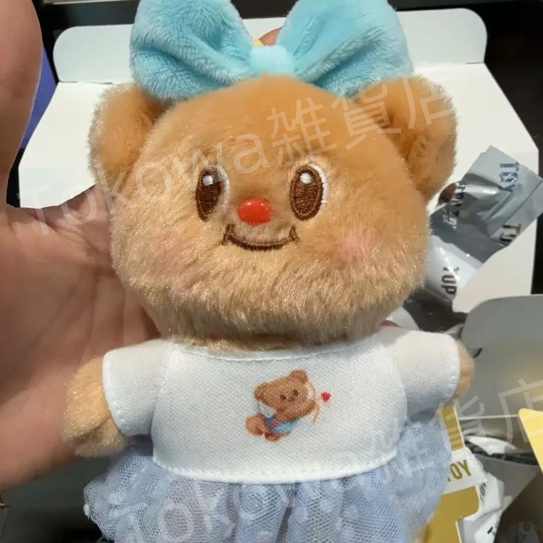 【正規品】butter bear タイ　ぬいぐるみ+ステッカー付き　バターベア Amazon.co.jp: タイ Butter Bear バターベア ぬいぐるみ
