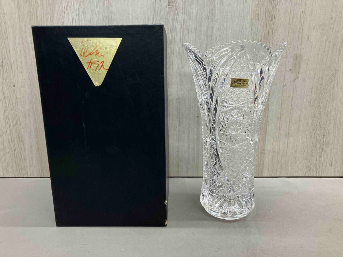 カメイクリスタル カメイグラス 花瓶 MO-2801