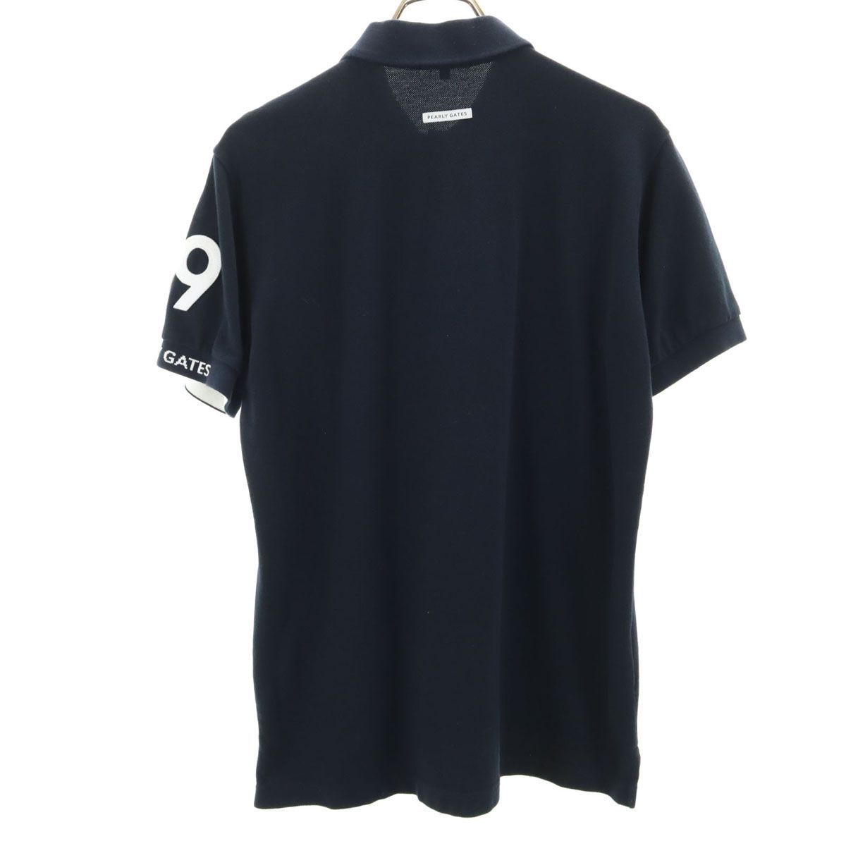 PEARLY GATES ゴルフシャツ ネイビー サイズ4 美品 PEARLY GATES ポロシャツ サイズ4 ネイビー 大人気モデル