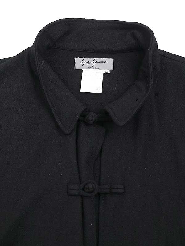 美品 96AW⭐️ヨウジヤマモトプールオム 変形 長袖ニット ウール ブラック 美品 96AW⭐️ヨウジヤマモトプールオム 変形 長袖ニット ウール