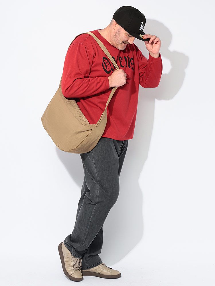 B＆T CLUB (ビーアンドティークラブ) Wフェイス リバーシブル クルーネック 長袖 Tシャツ