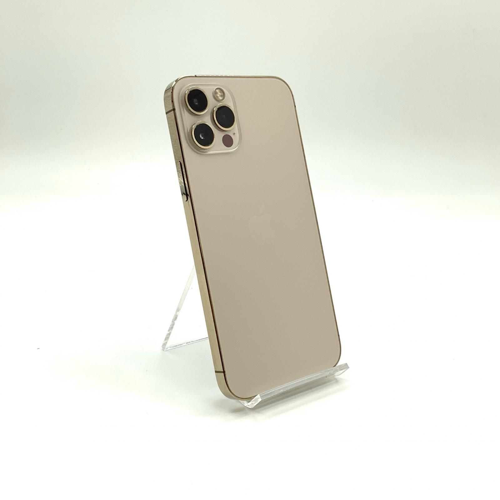 【全額返金保証】【最速発送】Apple iPhone 12 Pro 256GB ゴールド Softbank SIMフリー 動作確認済 83%