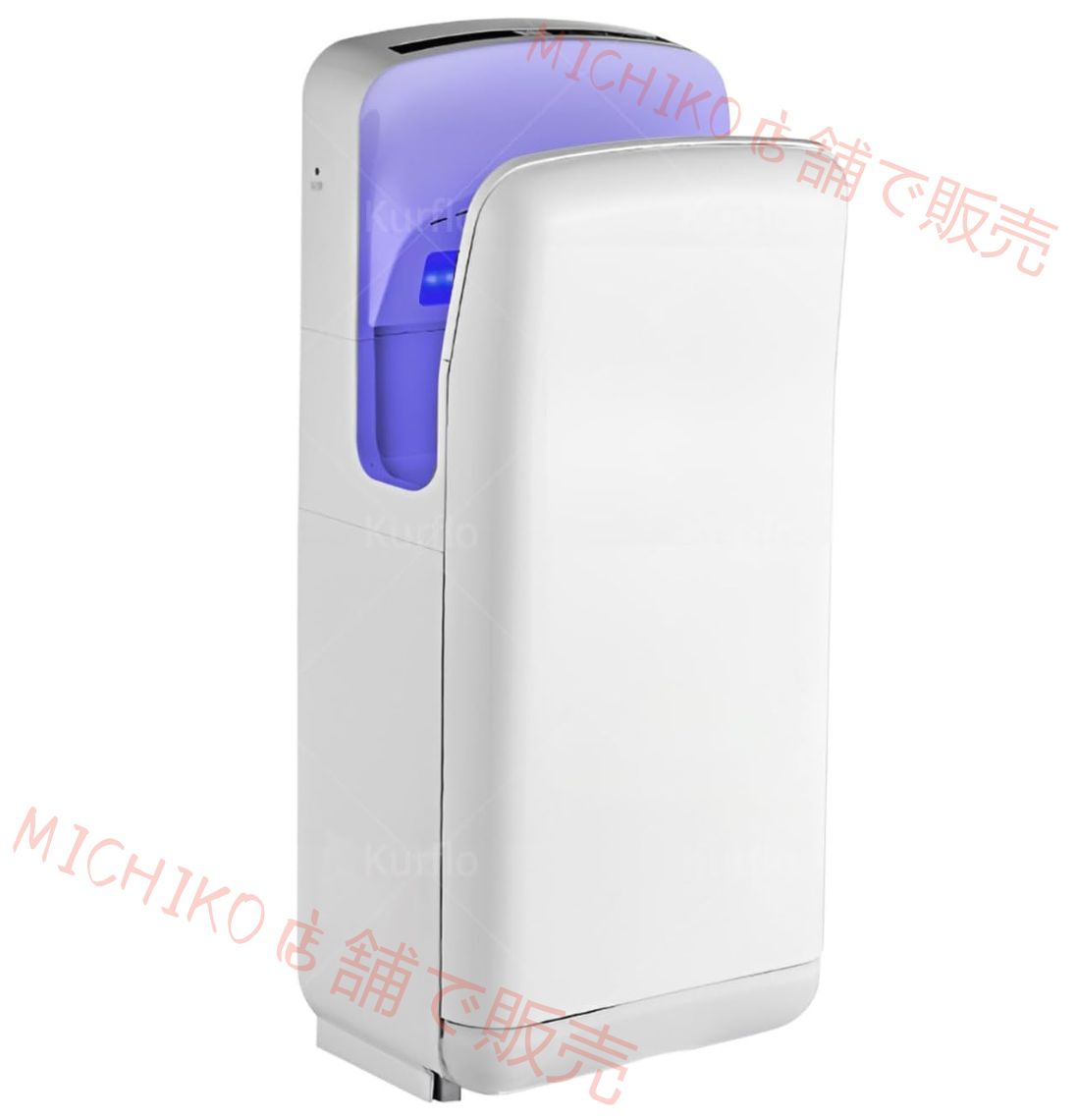 ハンドドライヤー 両面吹出し形 壁掛け式 高速タイプ 清潔 自動冷|温風 IPX4防水 PSE認証