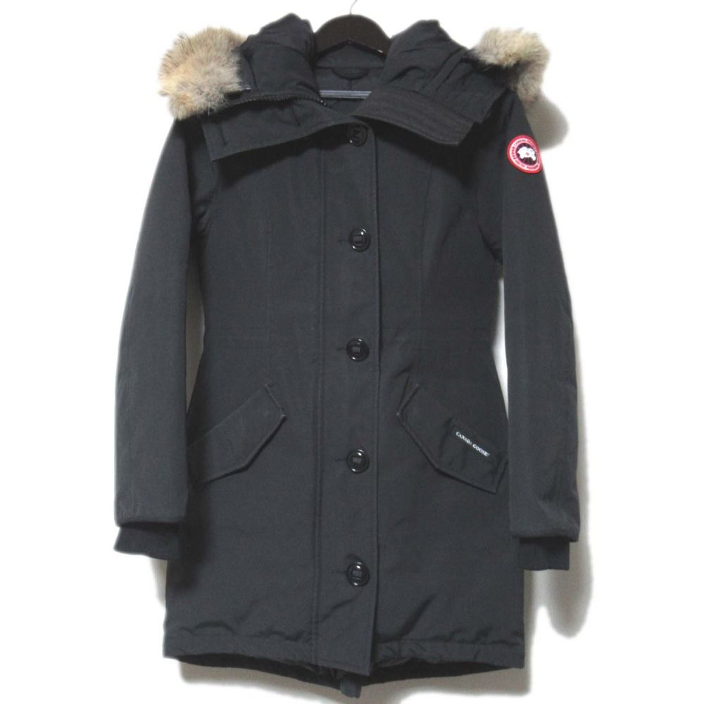 【美品】カナダグースロスクレアパーカー黒ファー XSレディース正規品最終値下げ！ 美品】カナダグースロスクレアパーカー黒ファー XSレディース正規品
