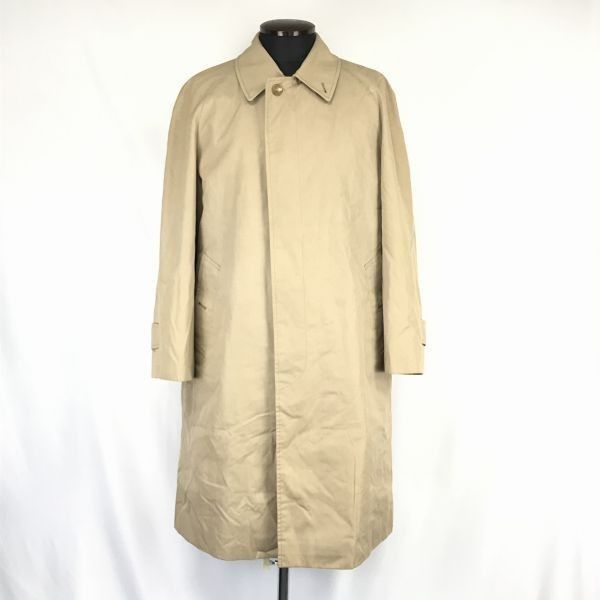 DAKS|ダックス 着脱可ライナー付き|ウール|ステン コート 170|メンズM|ベージュ シンプル|Made in Japan◆BF855<sale>