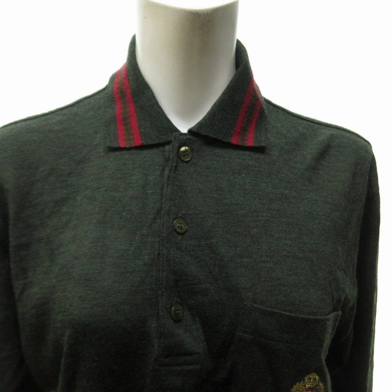 CELINE セリーヌ Vintage 長袖ポロシャツ CELINE セリーヌ Vintage 長袖ポロシャツ トップス