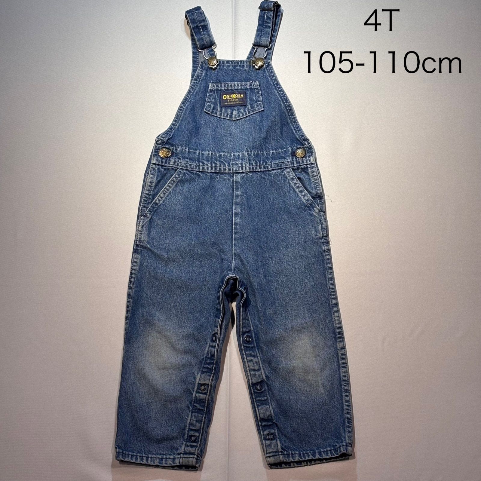 OSHKOSH オシュコシュ made in USA ユニオンチケット Vintage キッズ オーバーオール オールシーズン 男の子 女の子