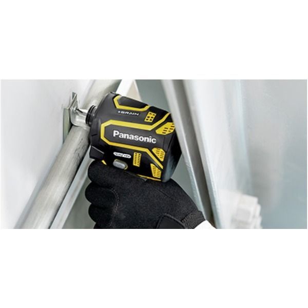 パナソニック EXENA エグゼナ Pシリーズ 18V 充電インパクトドライバー 黄 5.0Ah電池2個付 EZ1PD1J18D-Y HRDEVELOPMENT_JP