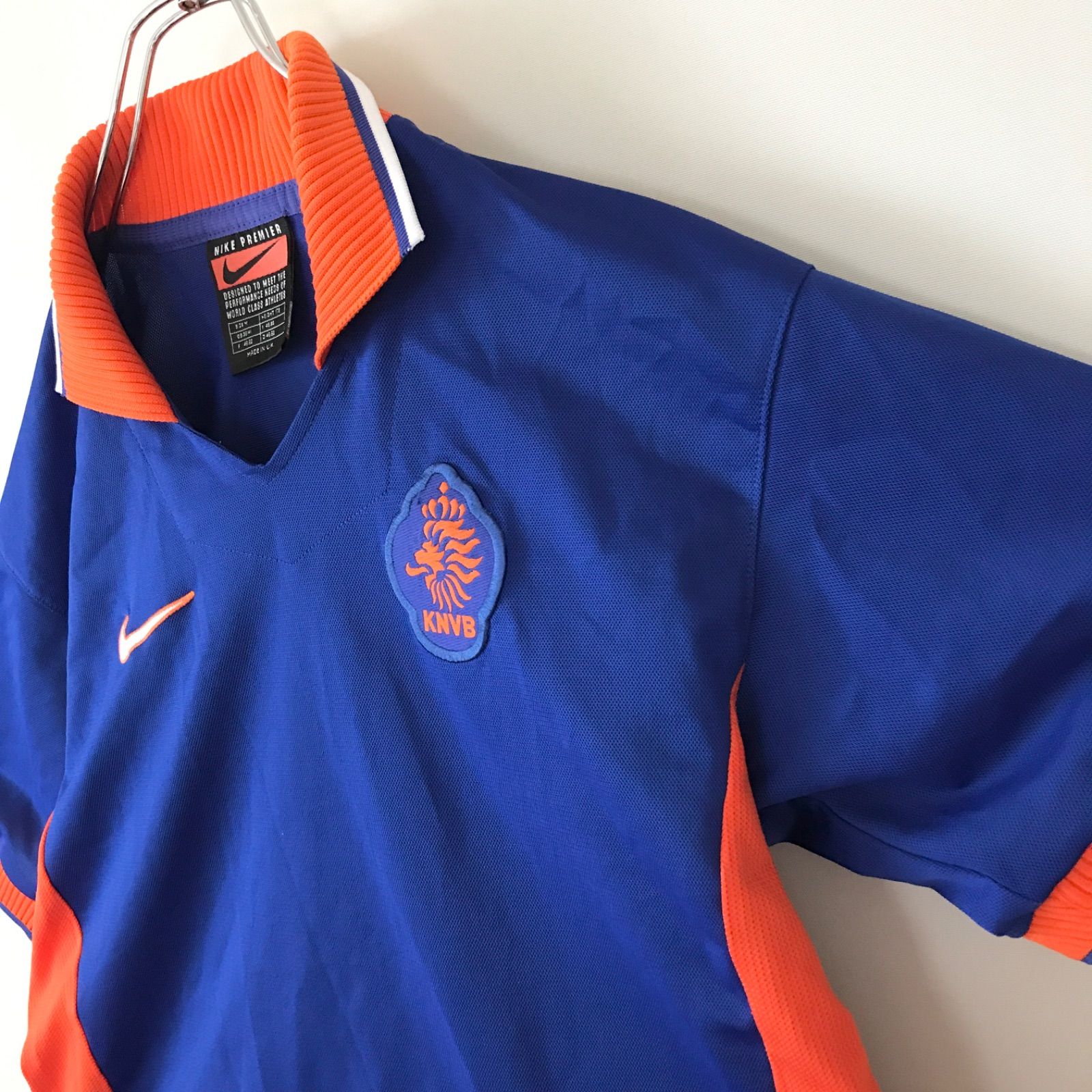 NIKE PREMIER☆90s英国製☆KNVB サッカーオランダ代表☆レプリカ