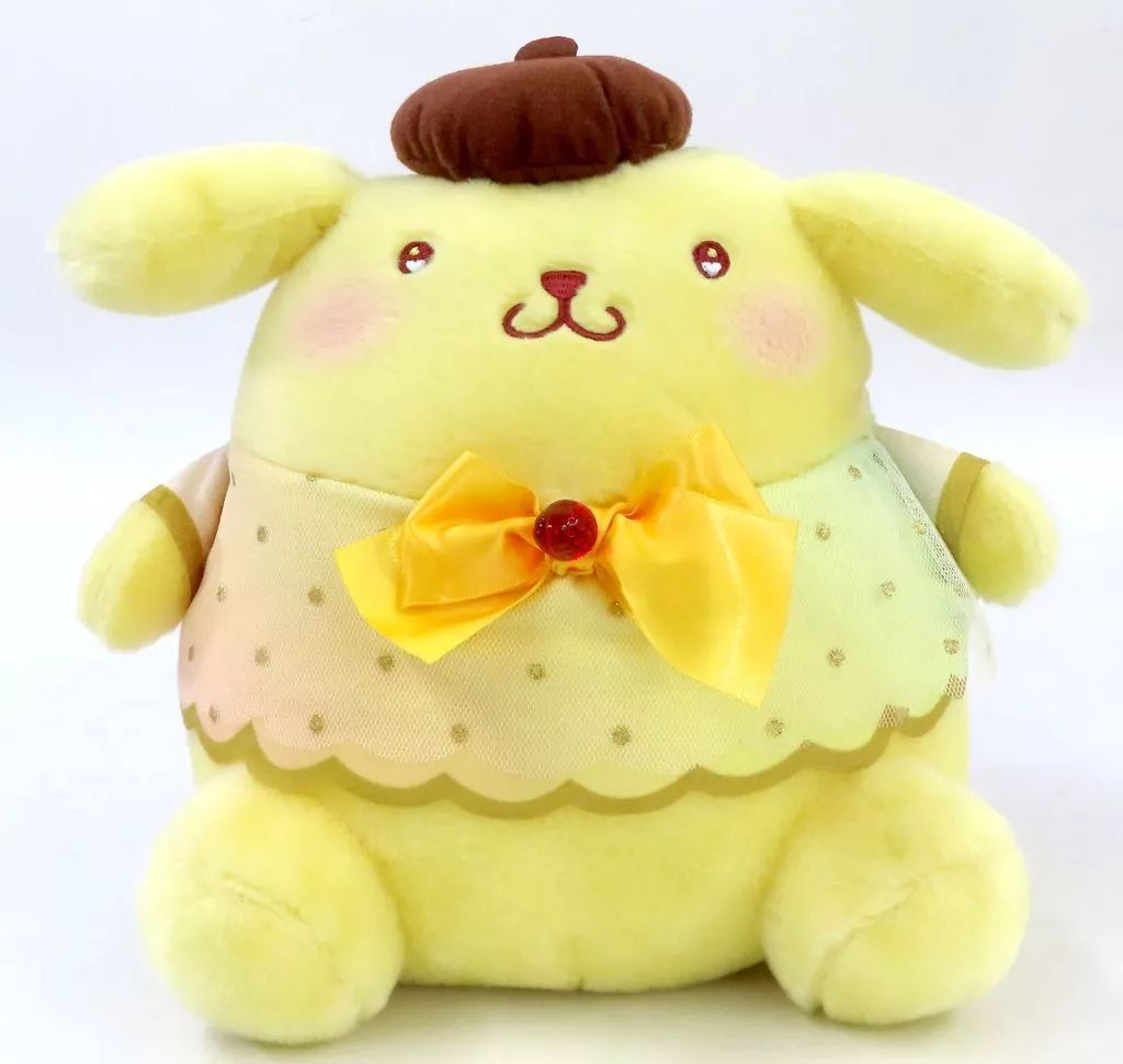中古】ぬいぐるみ ポムポムプリン いちご新聞50周年BIGぬいぐるみ2