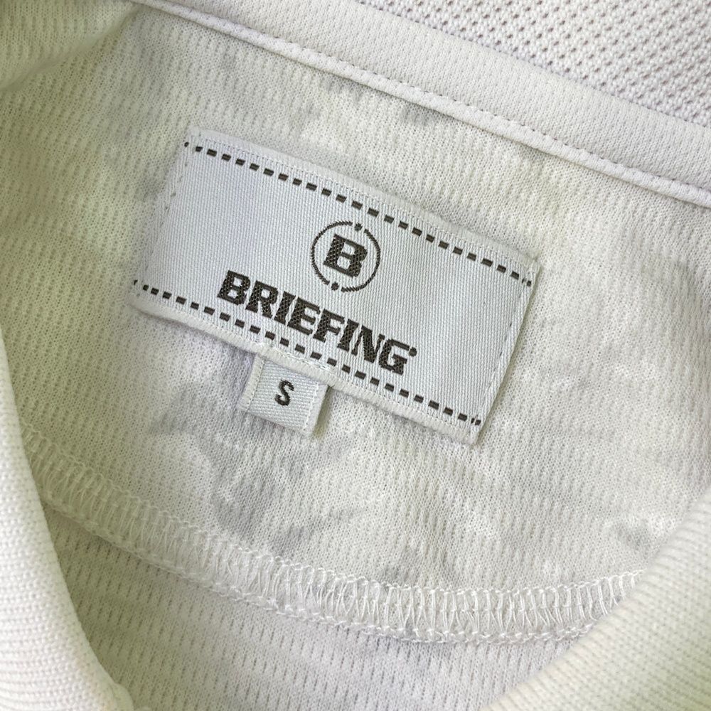 サイズ：S BRIEFING GOLF ブリーフィング  半袖ワンピース 花柄 ホワイト系 [240101488182] ゴルフウェア レディース ストスト サイズ：S BRIEFING GOLF ブリーフィング 半袖ワンピース 花柄