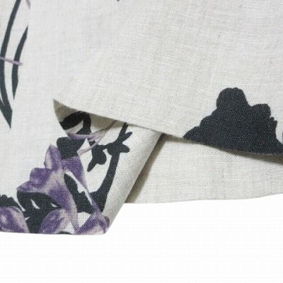 エブール ebure 美品 24SS ナチュラルリネンフラワー ベルテッド エブール ebure 美品 24SS ナチュラルリネンフラワー ベルテッド