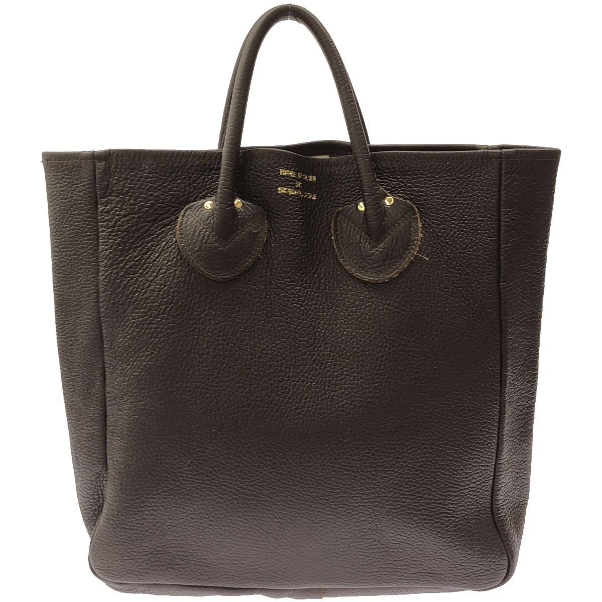 YOUNG&OLSEN ヤングアンドオルセン EMBOSSED LEATHER TOTE M レザー 