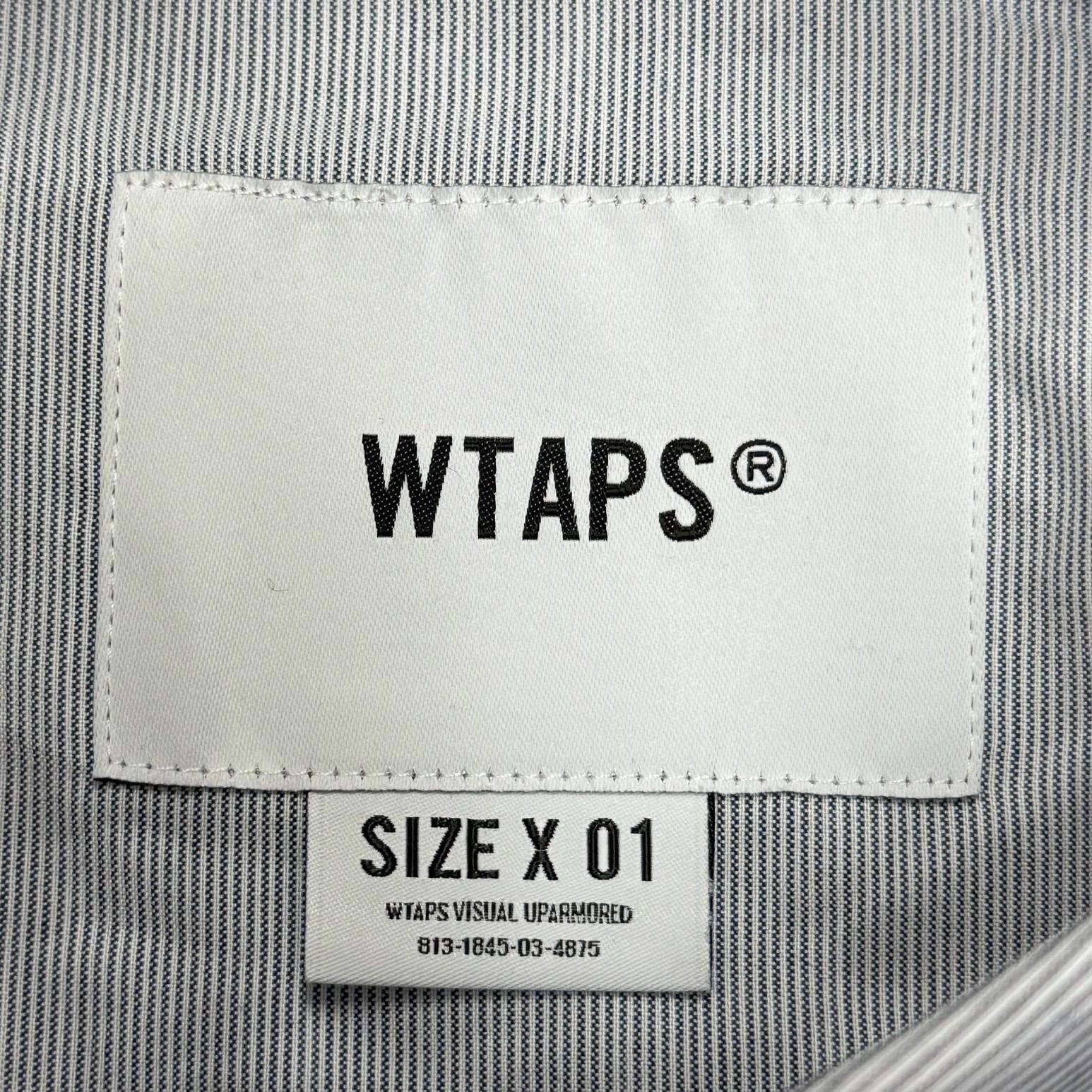 関送込! WTAPS SPEC 長袖 Tシャツ コットン バックプリント入り WTAPS 24SS BD 01 / LS / CTPL. Broadcloth. Textile. Coolmax