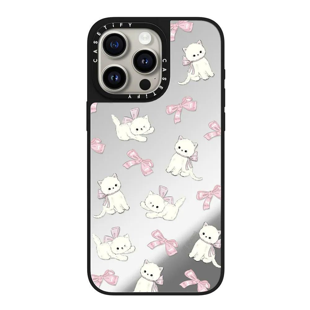 CASETIFY Ribbon Kitten iphoneケース