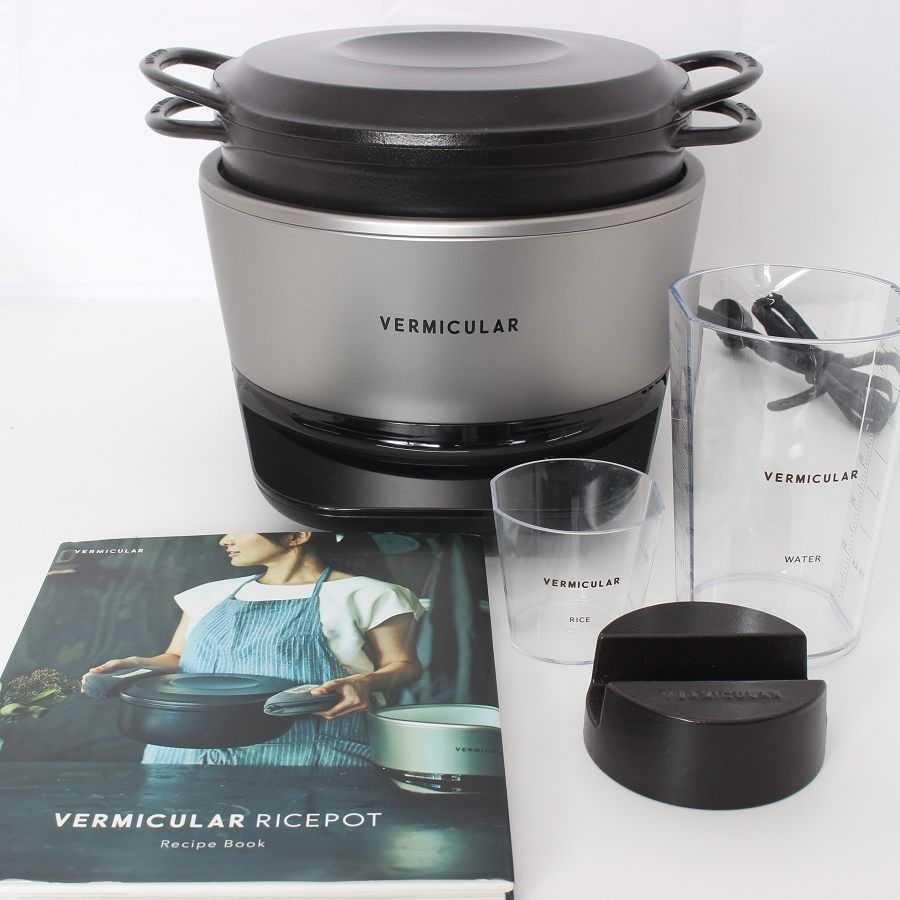 バーミキュラ ライスポット RP23A-SV レシピブック付き ソリッドシルバー 5合炊き 炊飯器 Vermicular 本体
