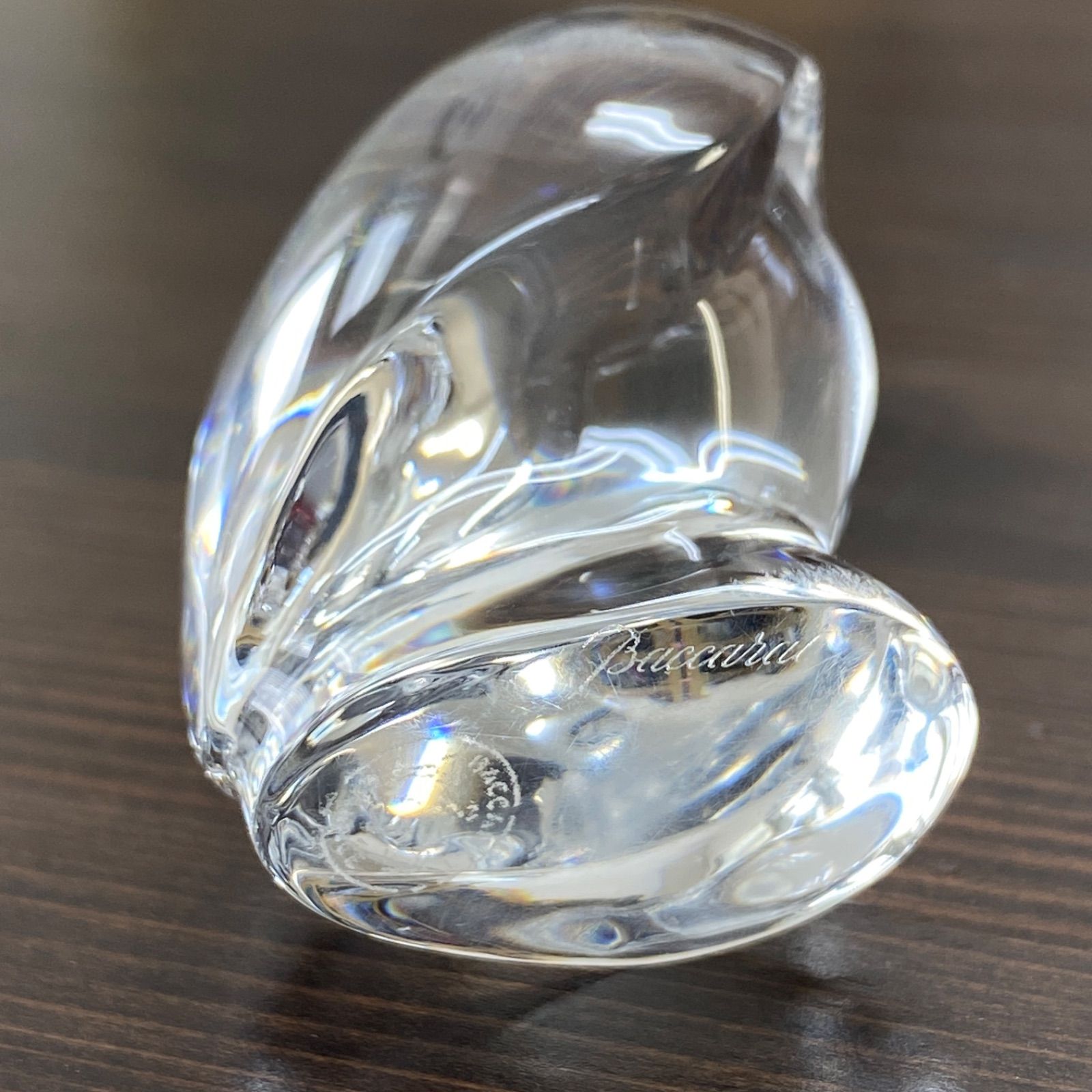 ✨美品✨ Baccarat バカラ Crystal クリスタル フクロウ? 置物 