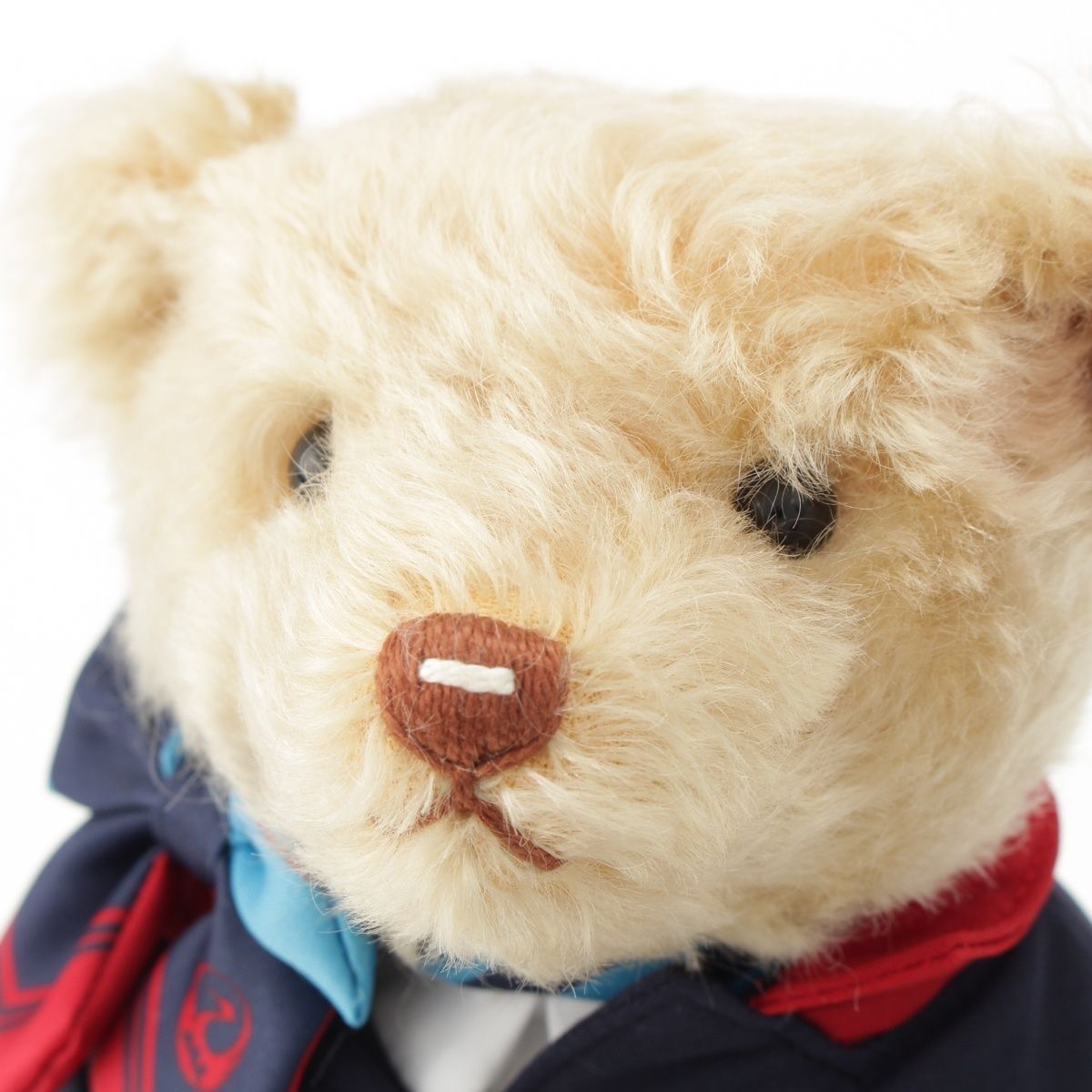 シュタイフ JAL モヘア コットン 白タグ キャビンアテンダント 旧制服