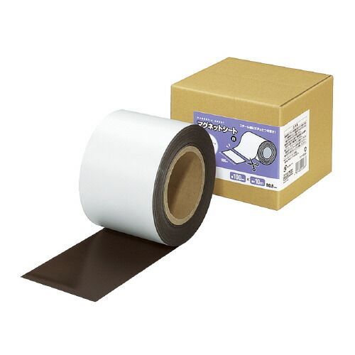 マグネットシート ロールタイプ １００ｍｍ×１０ｍ 白 つやなし ﾏｸ-R300W コクヨ