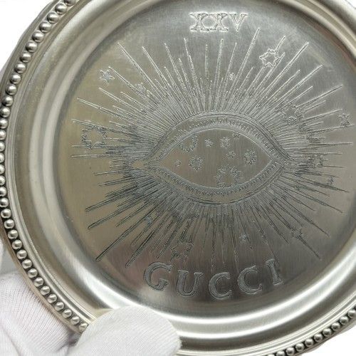 新品未使用！GUCCIアクセサリートレイ お皿 スターアイ グッチ小物入れ スターアイ ラウンド アッシュトレイ ポーセリン