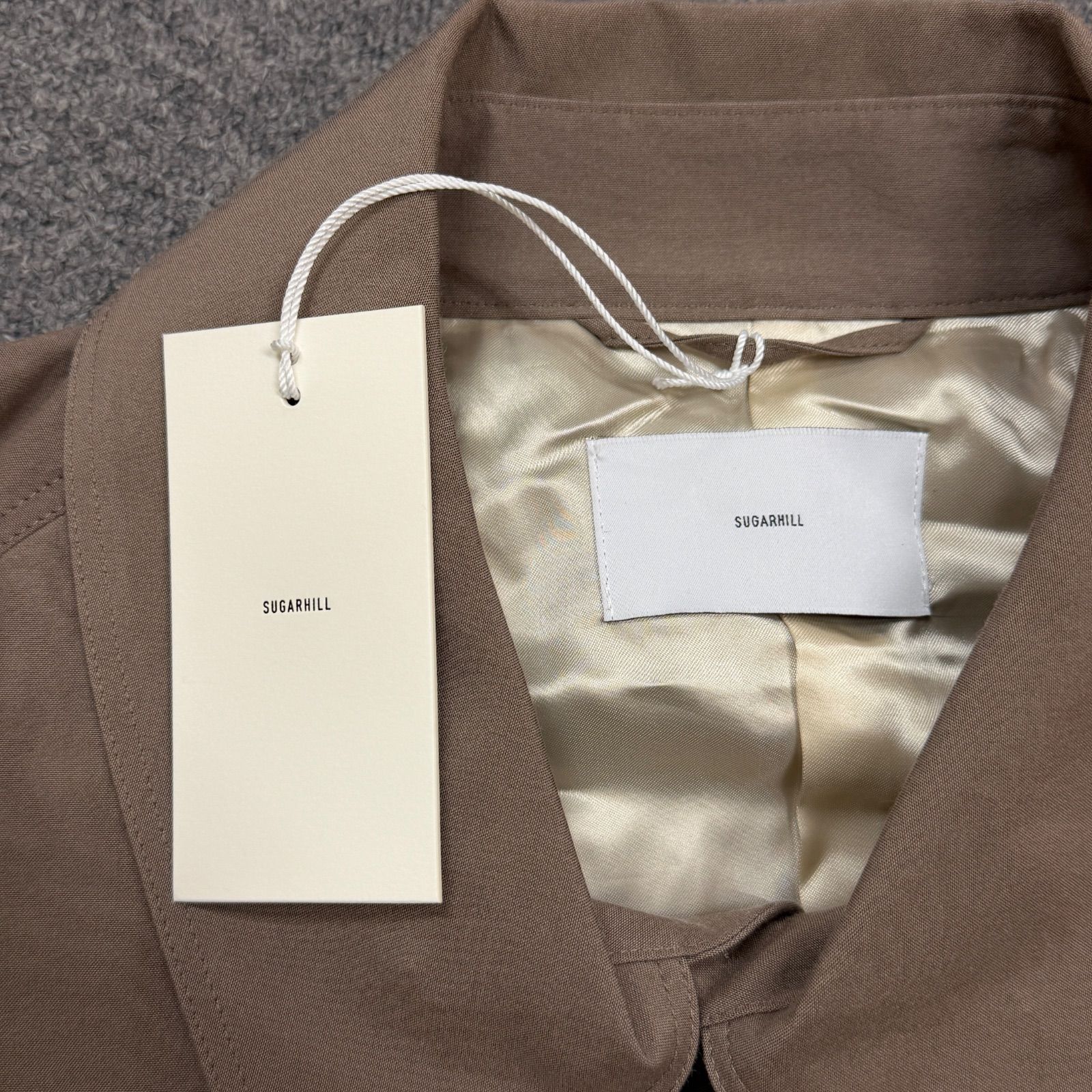 参考上代165000円 SUGARHILL 24AW HAIRLY BALMAKAAN COAT へアリーバルマカンコート トレンチ シュガーヒル 2411300102 KANDAIZUMI_COM