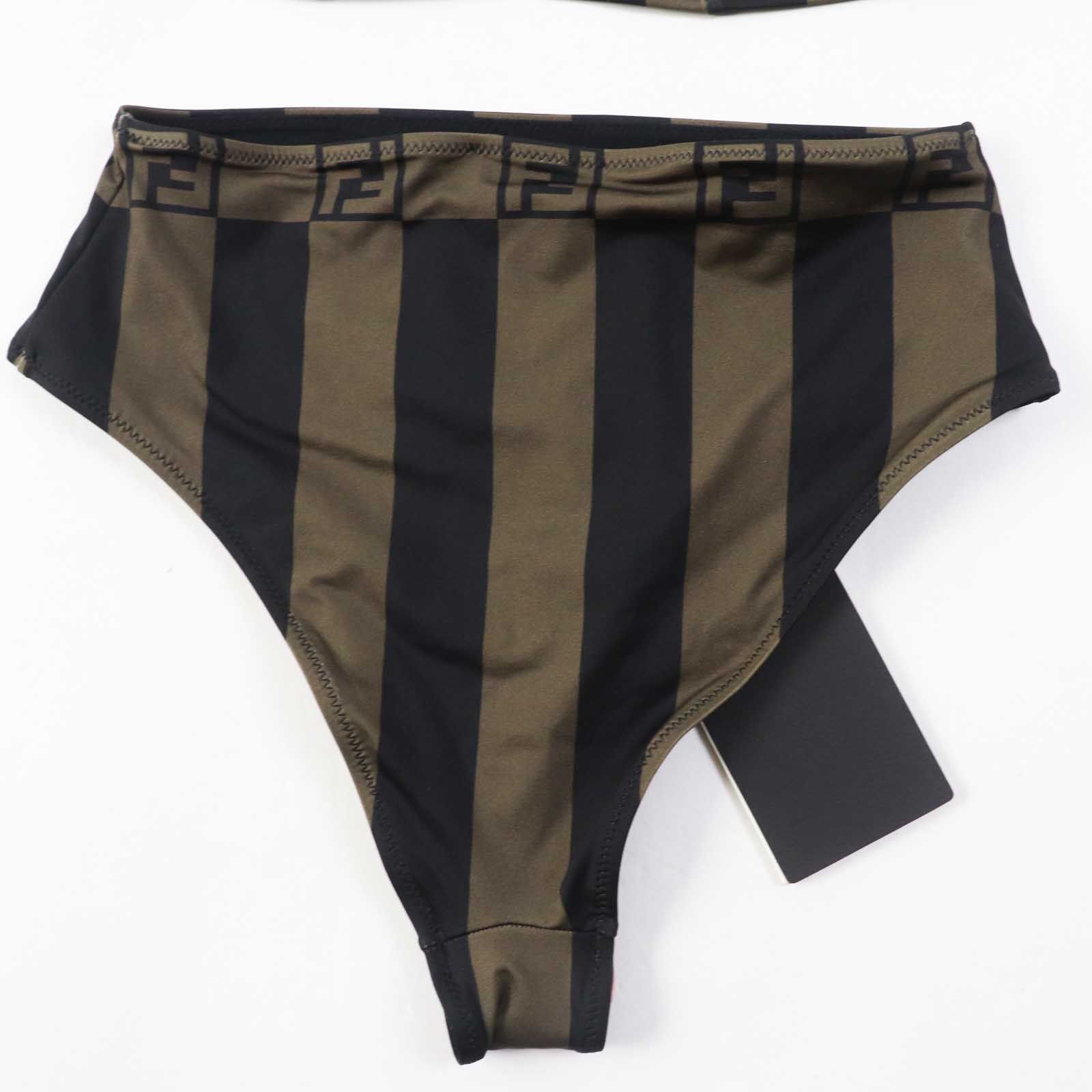 未使用品◎FENDI フェンディ FXB975 ズッカ柄 セパレート ビキニ／水着  
