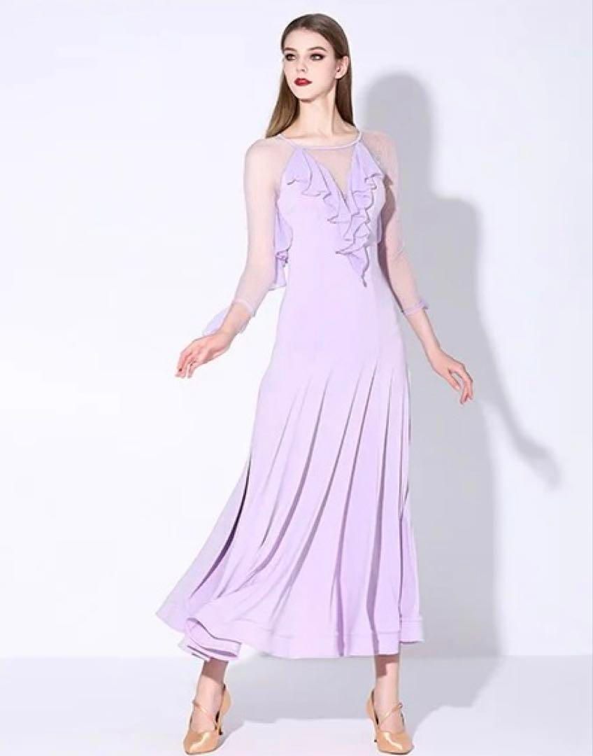 新品未使用 新作 練習着からダンスパーティーまで花柄スタンダード