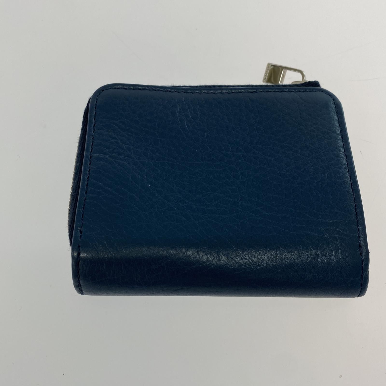 HIROFU ヒロフ ネイビー 二つ折り財布 HIROFU ヒロフ L二つ折り財布/ネイビー