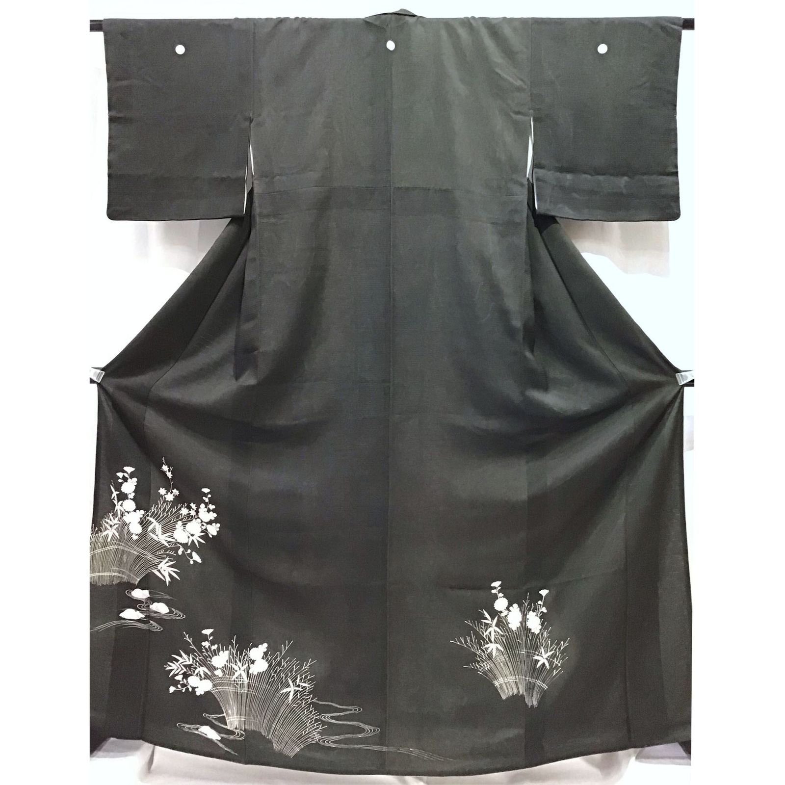 着物 黒留袖 絽 五つ紋 夏用 No.200701-1409 梱包サイズ60