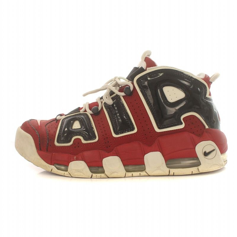 ナイキ NIKE AIR MORE UPTEMPO '96 VARSITY RED WHITE BLACK 2017 エア