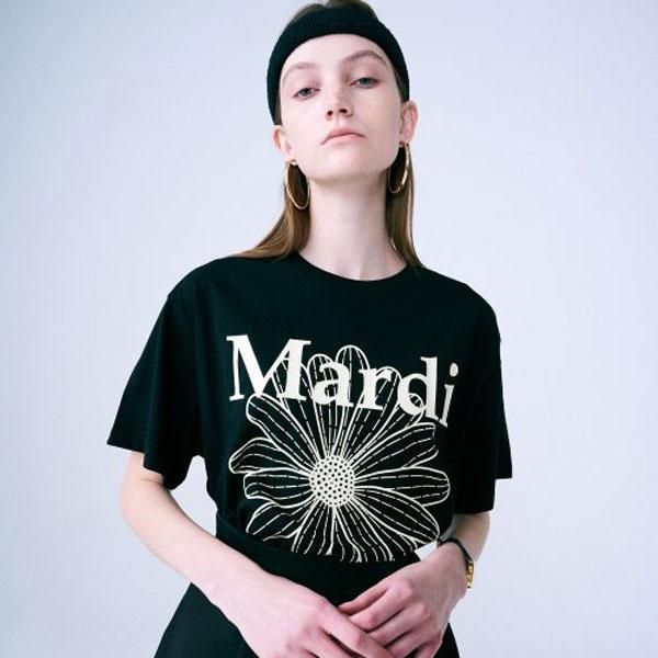 新品未使用 マルディメクルディ Tシャツ TSHIRT FLOWERMARDI ブラック - メルカリ