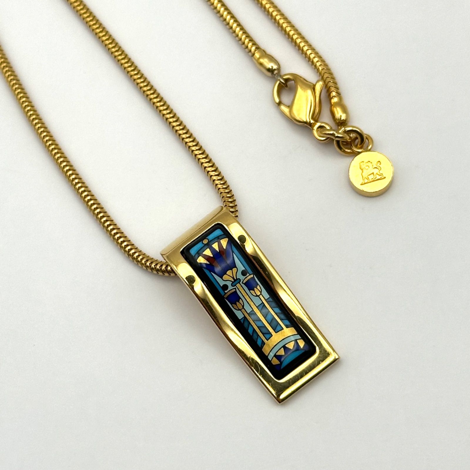 良品】FREY WILLE フレイヴィレ ネックレス プレート ヴィンテージ 