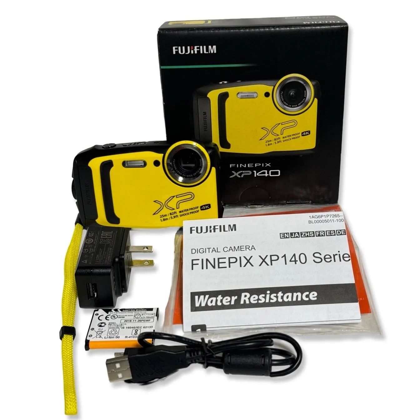 防水カメラ】FinePix XP140 イエロー FX-XP140Y 富士フィルム 新品同様 ...